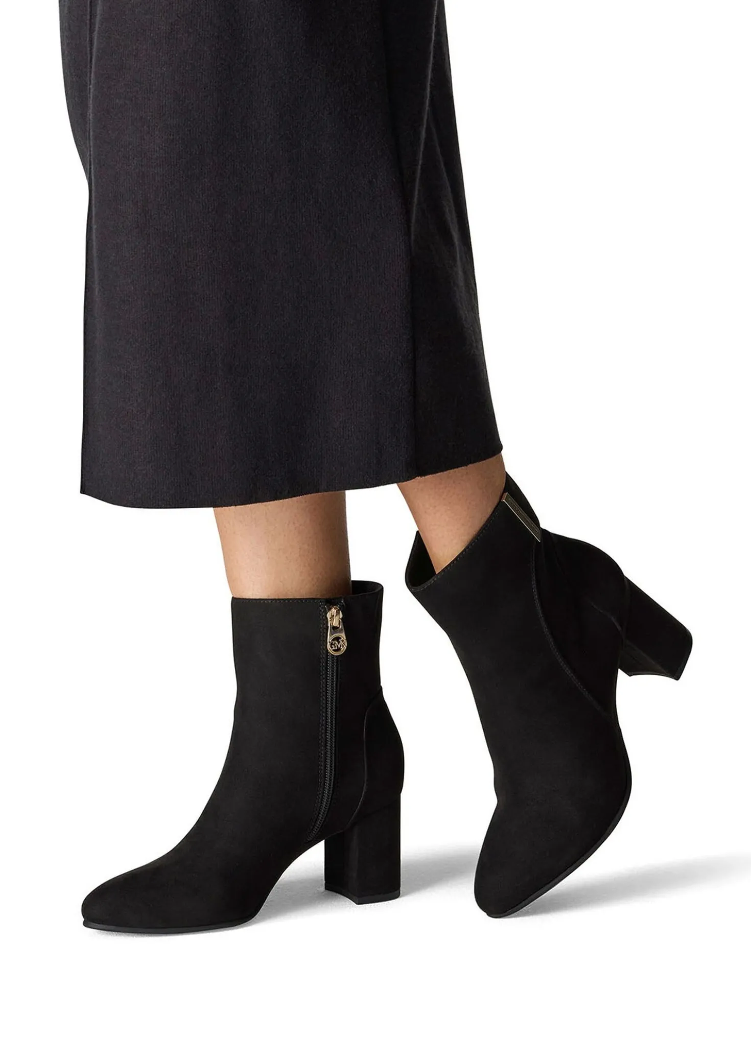 MARCO TOZZI, stilvolle Damen-Stiefeletten, Winterschuhe, Weite F, mit Reißverschluss