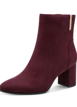 MARCO TOZZI, stilvolle Damen-Stiefeletten, Winterschuhe, Weite F, mit Reißverschluss