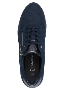 MARCO TOZZI, trendige Damen-Sneaker, Weite F, mit Reißverschluss