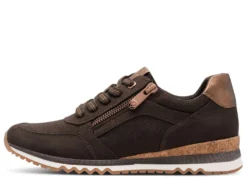 MARCO TOZZI, trendige Damen-Sneaker, Weite F, mit Reißverschluss