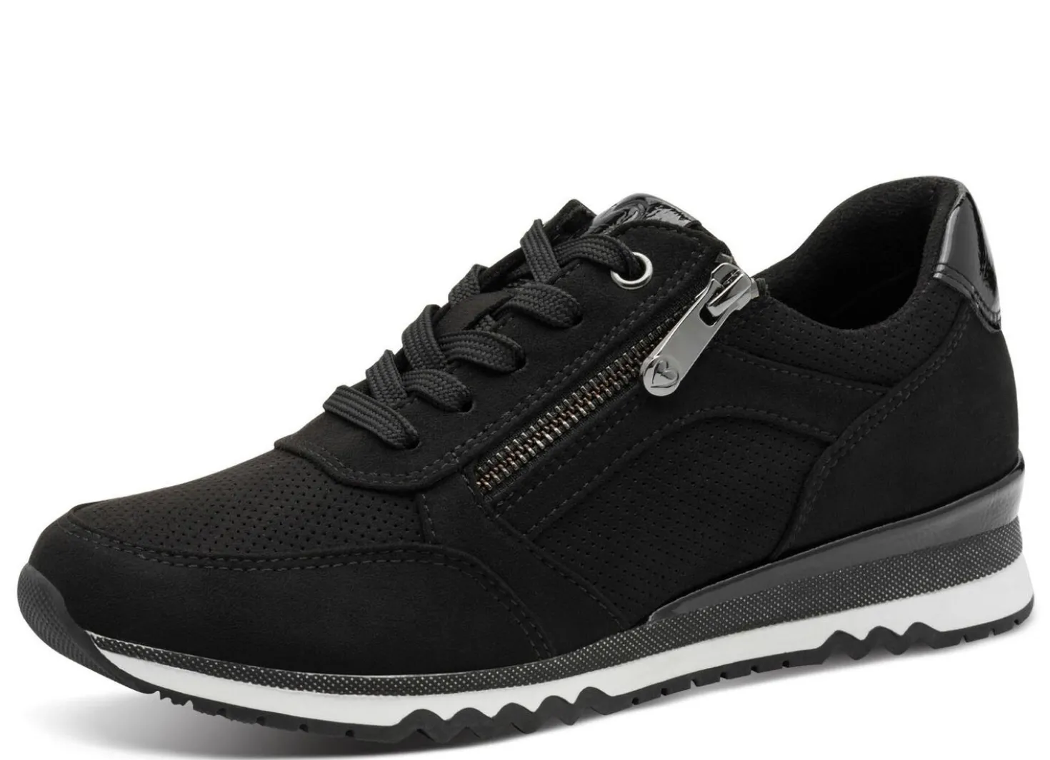 MARCO TOZZI, trendige Damen-Sneaker, Weite F, mit Reißverschluss