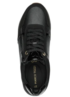MARCO TOZZI, trendige Damen-Sneaker, Weite F, mit Reißverschluss