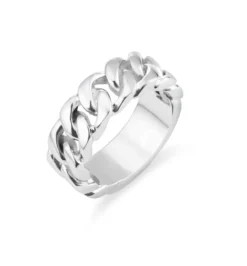 Markanter Herrenring in Ketten-Design