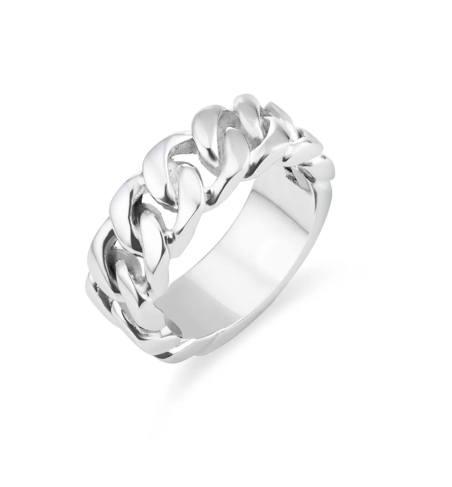 Markanter Herrenring in Ketten-Design