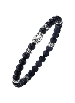 Maskulines Armband mit tibetischen Symbolen