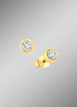 Massive Brillant-Ohrstecker