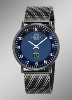 Master Time Funk-Herrenuhr mit Edelstahlband