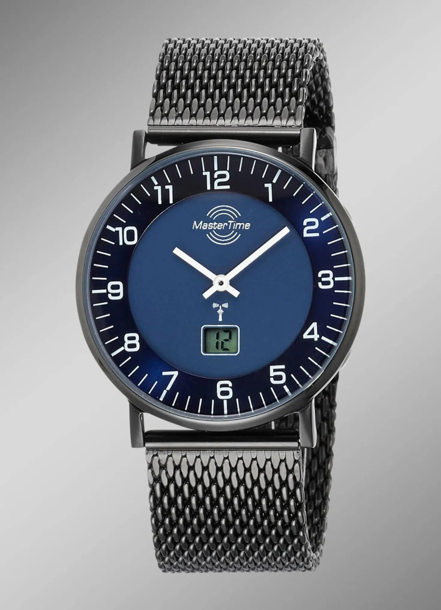 Master Time Funk-Herrenuhr mit Edelstahlband