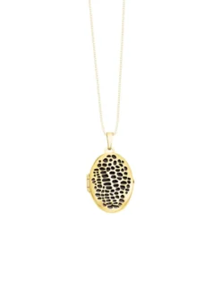 Medaillon mit Leopardenmuster