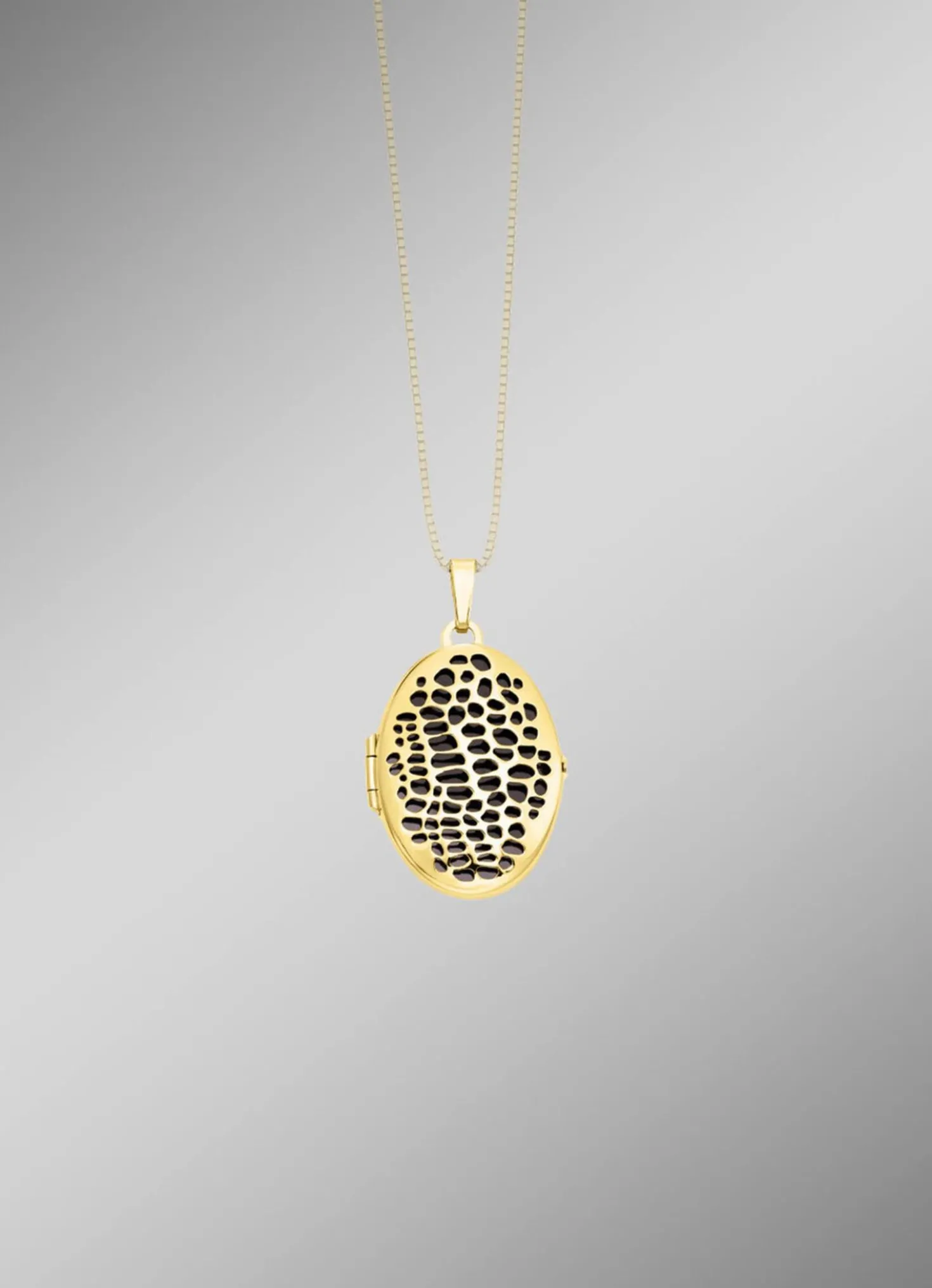 Medaillon mit Leopardenmuster