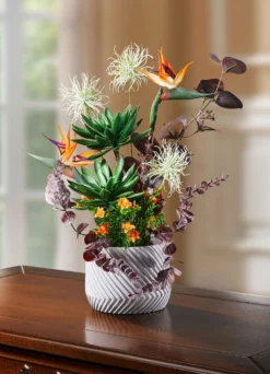 Mixed-Arrangement im Topf