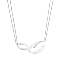 Moderne Halskette mit Zirkonia