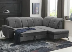 Moderne Polsterecke mit Bettfunktion und Bettkasten