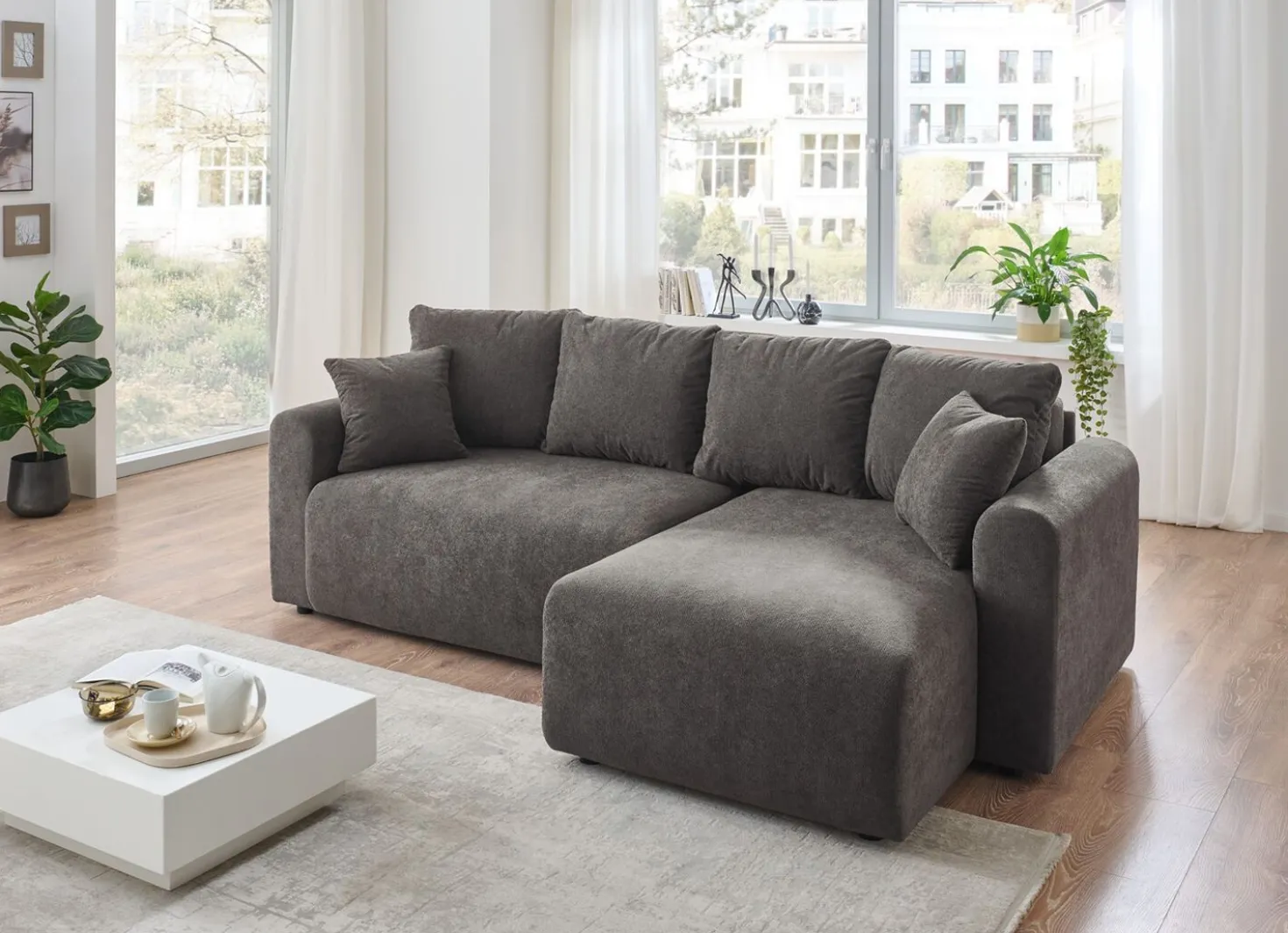 Moderne Polsterecke mit Funktion
