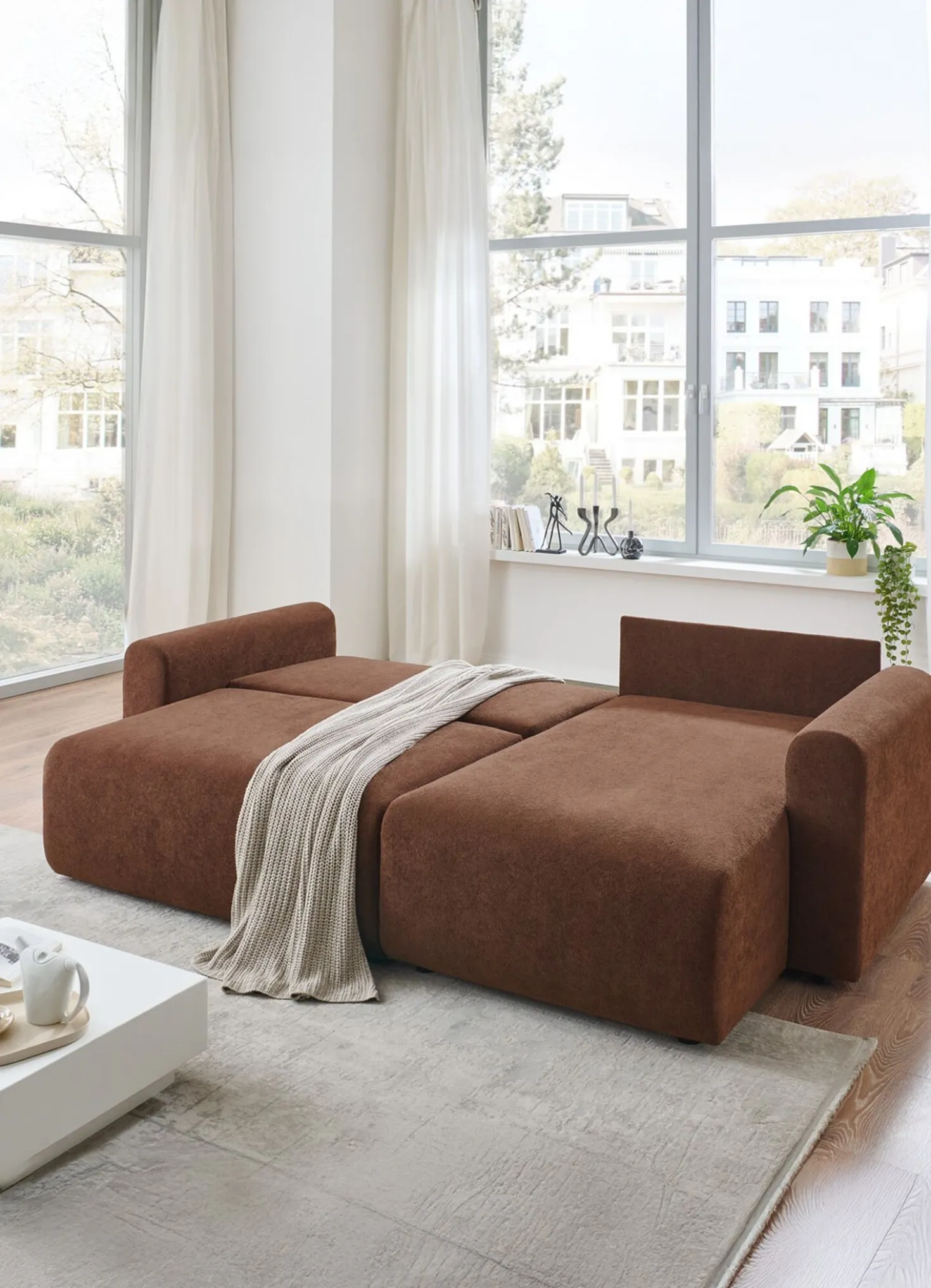 Moderne Polsterecke mit Funktion