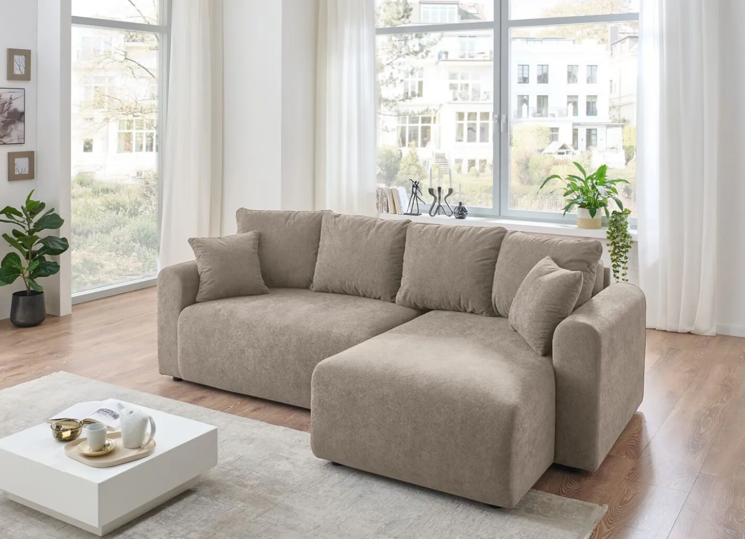 Moderne Polsterecke mit Funktion