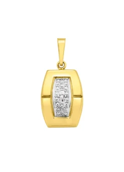 Moderner Anhänger mit Diamant