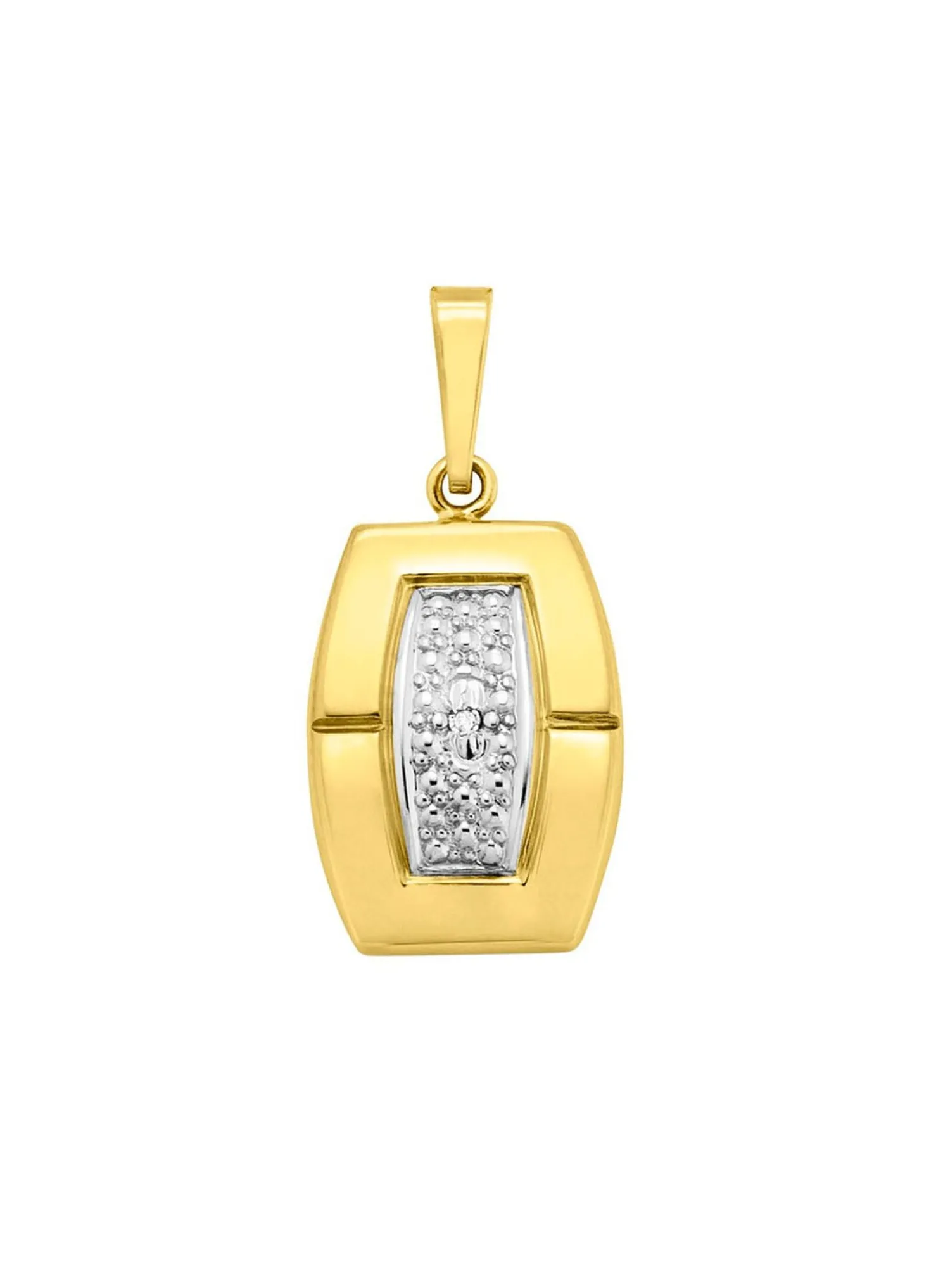 Moderner Anhänger mit Diamant