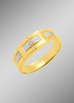 Moderner Damenring mit Diamant