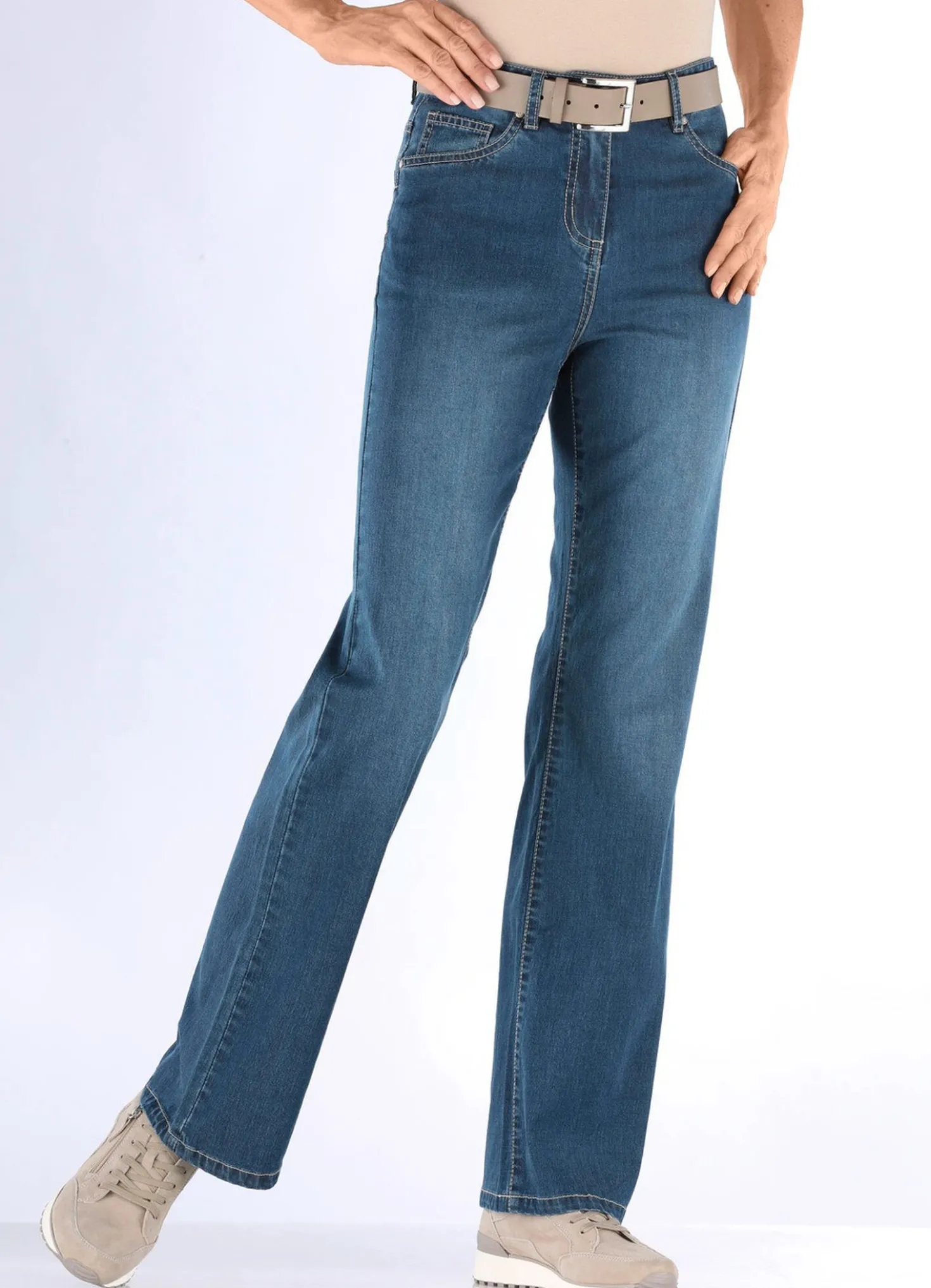 Modische Jeans in 5-Pocket-Form