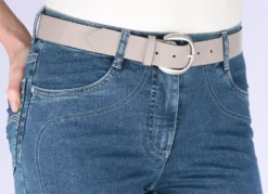 Modischer Damen-Gürtel aus Leder, 3,5 cm breit