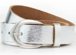 Modischer Damen-Gürtel, aus Leder, 3 cm breit