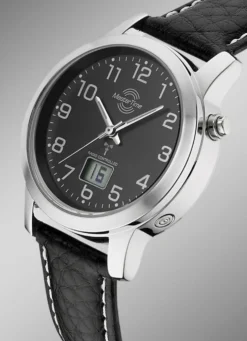 Modische, sportliche Damen-Lederarmbanduhr
