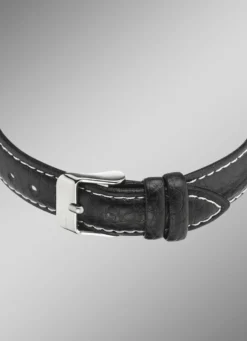 Modische, sportliche Damen-Lederarmbanduhr