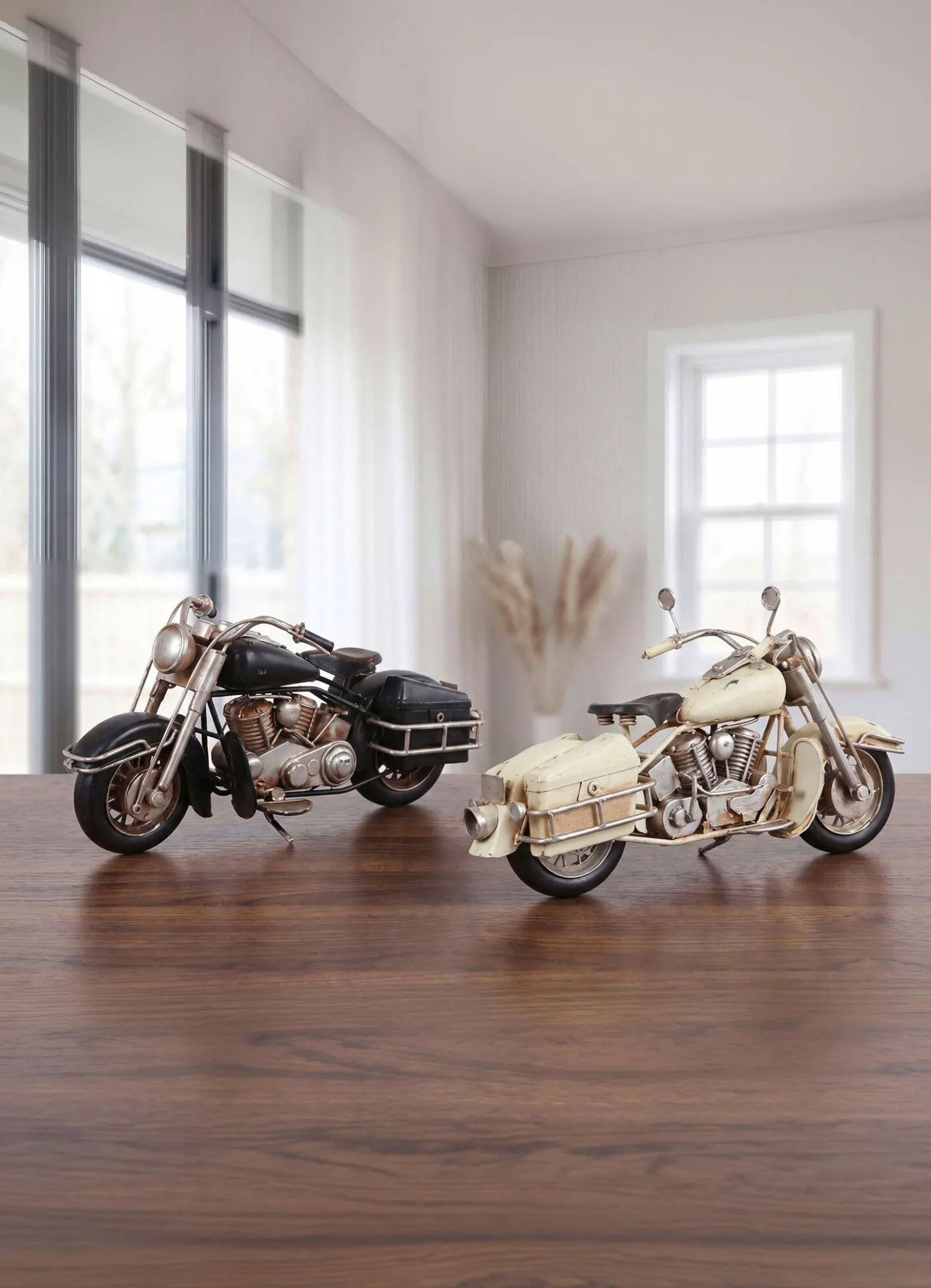 Motorrad-Oldtimer, 2er-Set