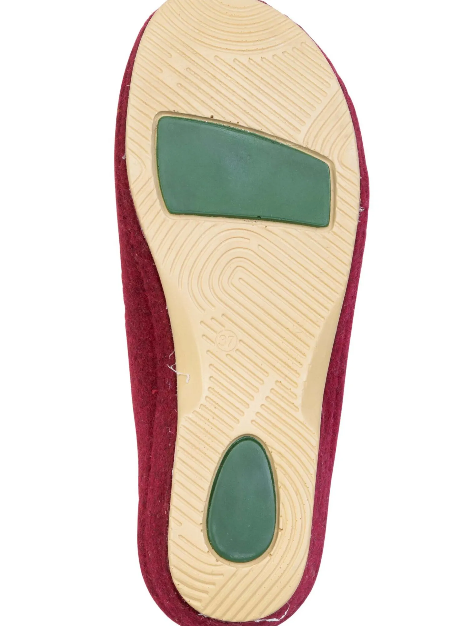 Mubb, bequeme Damen-Hausschuhe, Weite H, aus Wollfilz