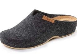 Mubb, bequeme Damen-Hausschuhe, Weite H, aus Wollfilz
