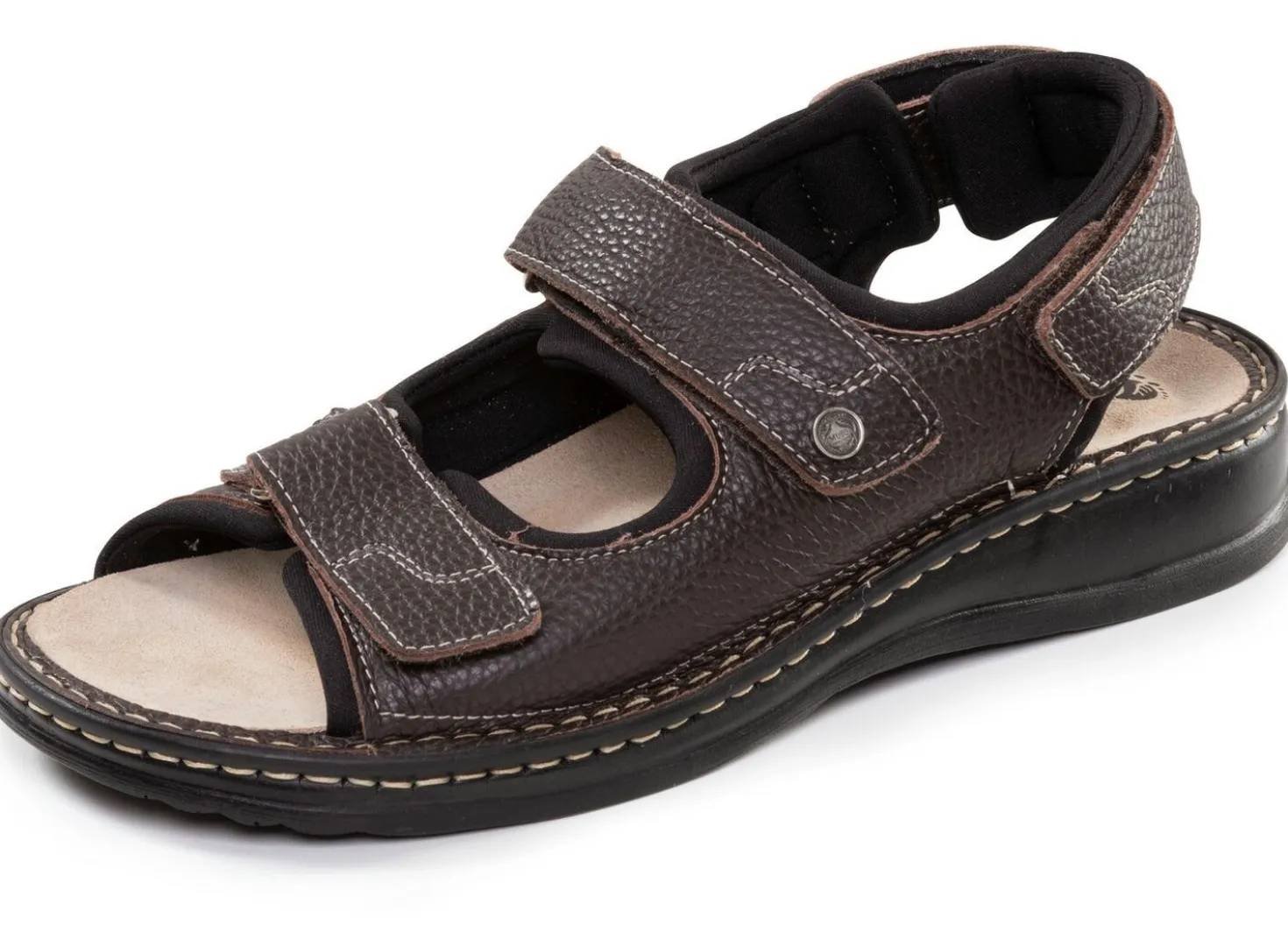 Mubb, klassische Herren-Sandalen, Weite H, mit herausnehmbarem Fußbett