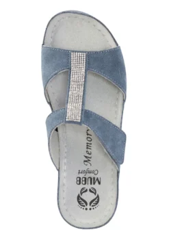 Mubb Pantolette mit funkelnden Glitzersteinchen