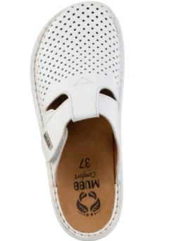 Mubb, sommerliche Damen-Clogs, Weite H, mit herausnehmbarem Fußbett