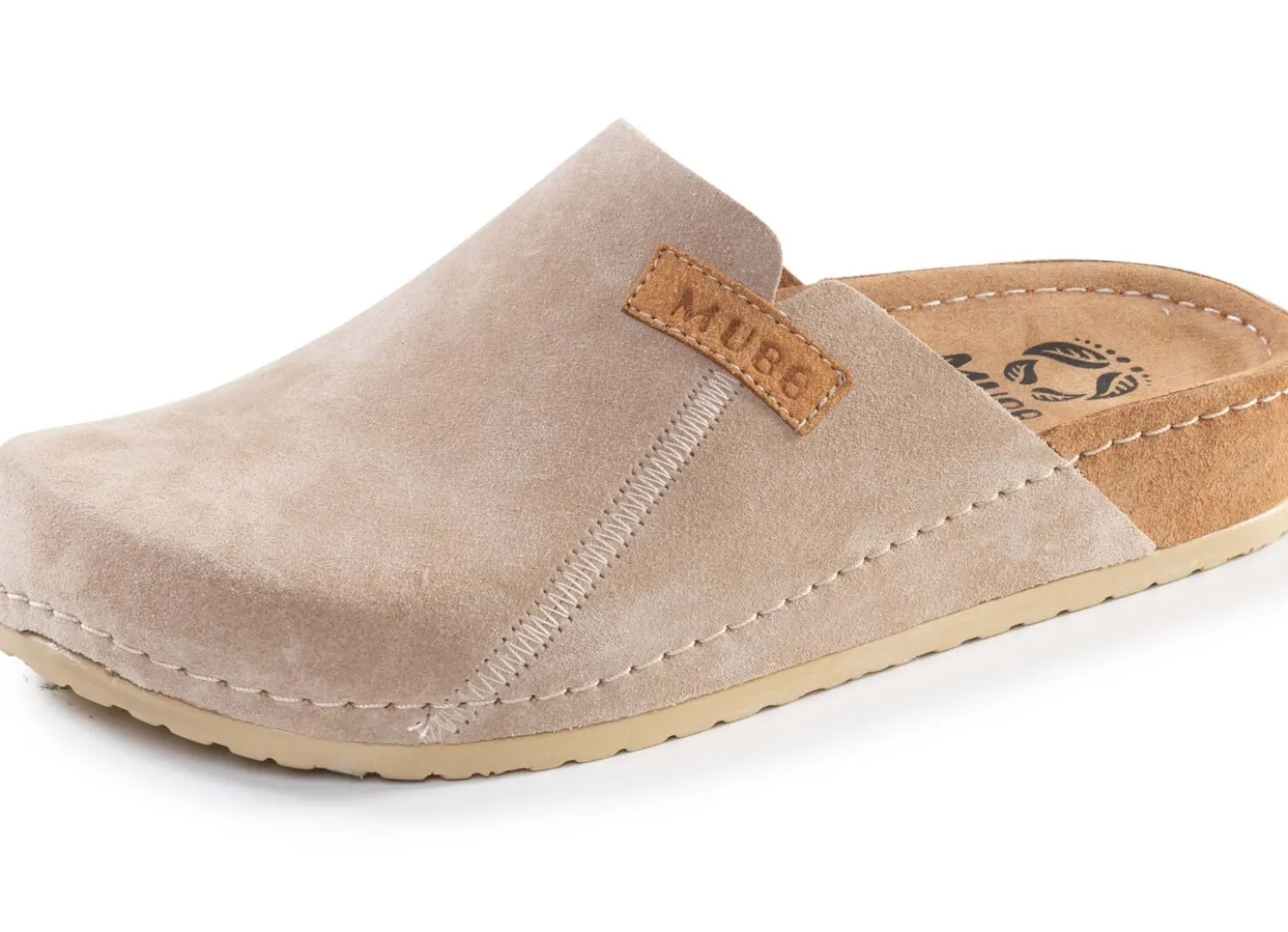 Mubb, trendige Clogs, Weite H, aus Leder