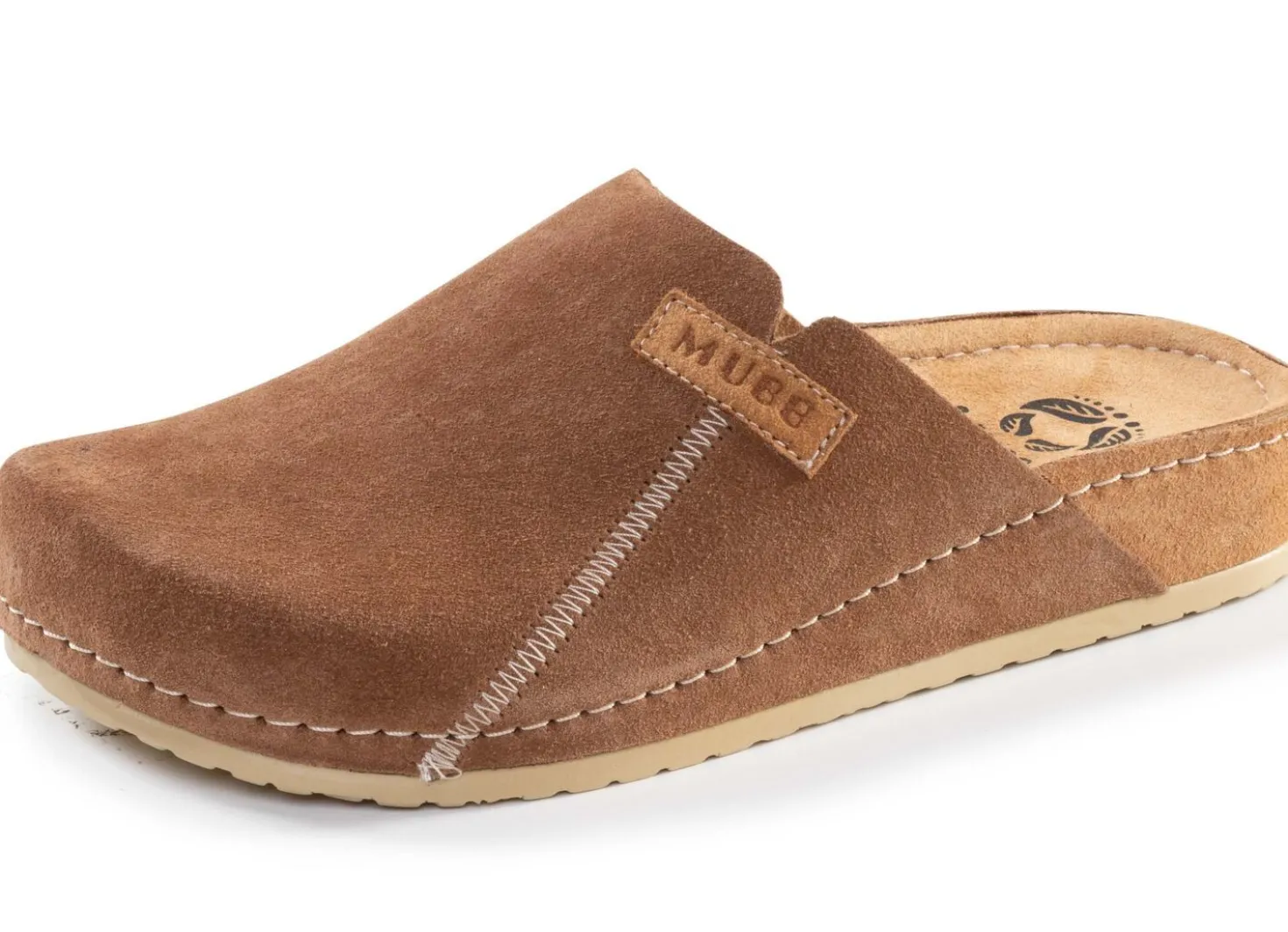 Mubb, trendige Clogs, Weite H, aus Leder