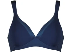 Naturana BH mit Satinblende am Dekolleté