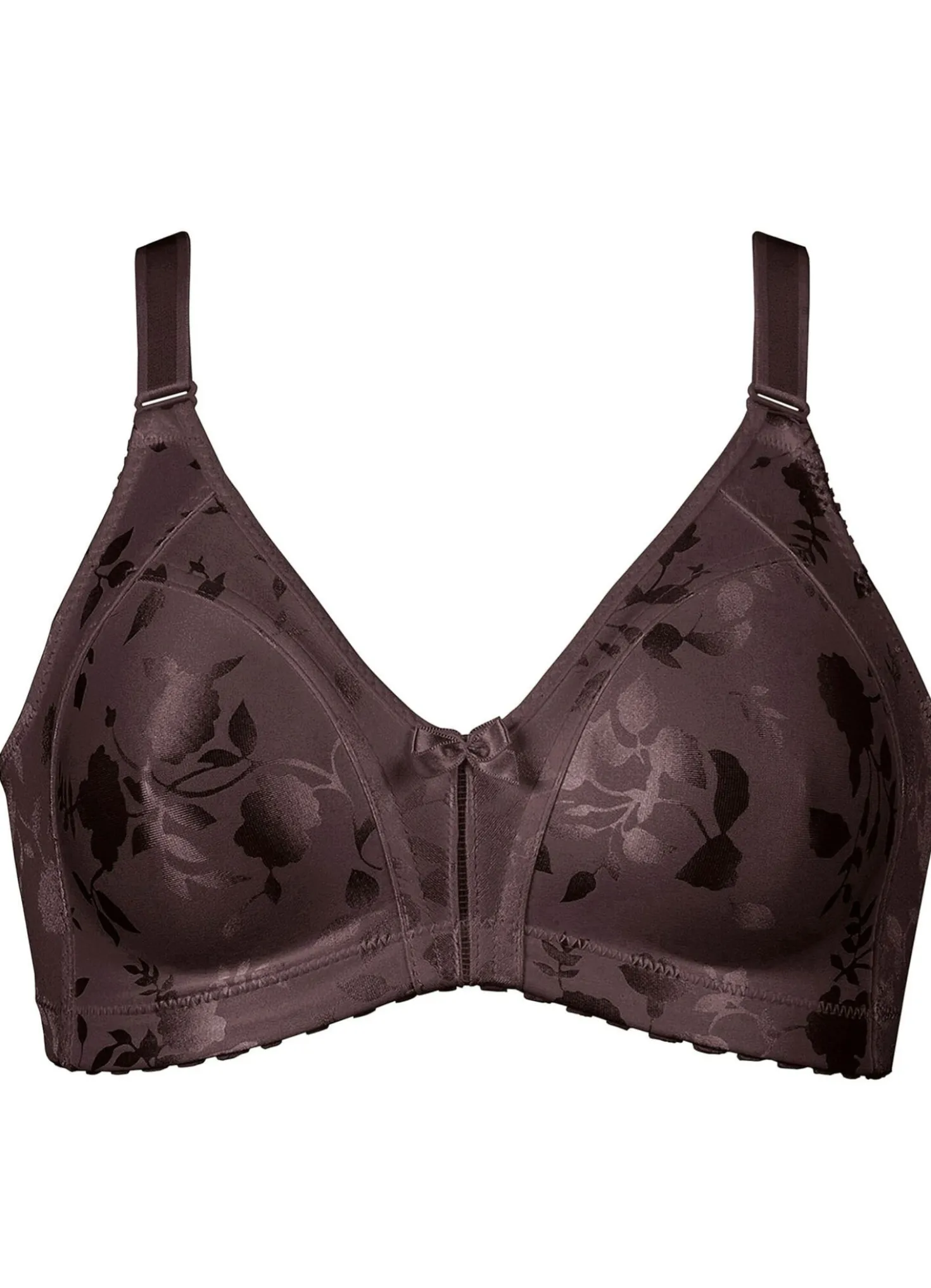 Naturana Minimizer-BH mit dezent glänzendem Floraldruck