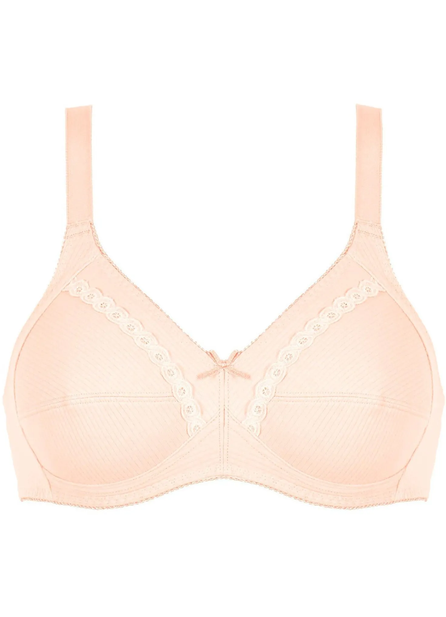 Naturana Zweierpack BH mit dekorativem Spitzenband in den Cups