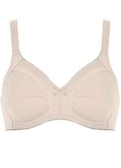 Naturana Zweierpack BH mit dekorativem Spitzenband in den Cups