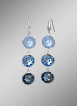 Ohrhaken mit Swarovski-Kristalle