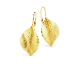 Ohrringe im Blatt-Design