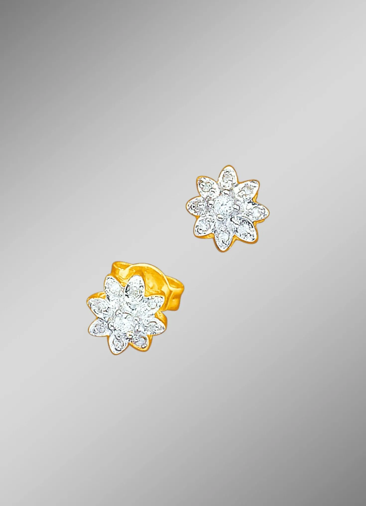 Ohrstecker mit Brillanten und Diamanten