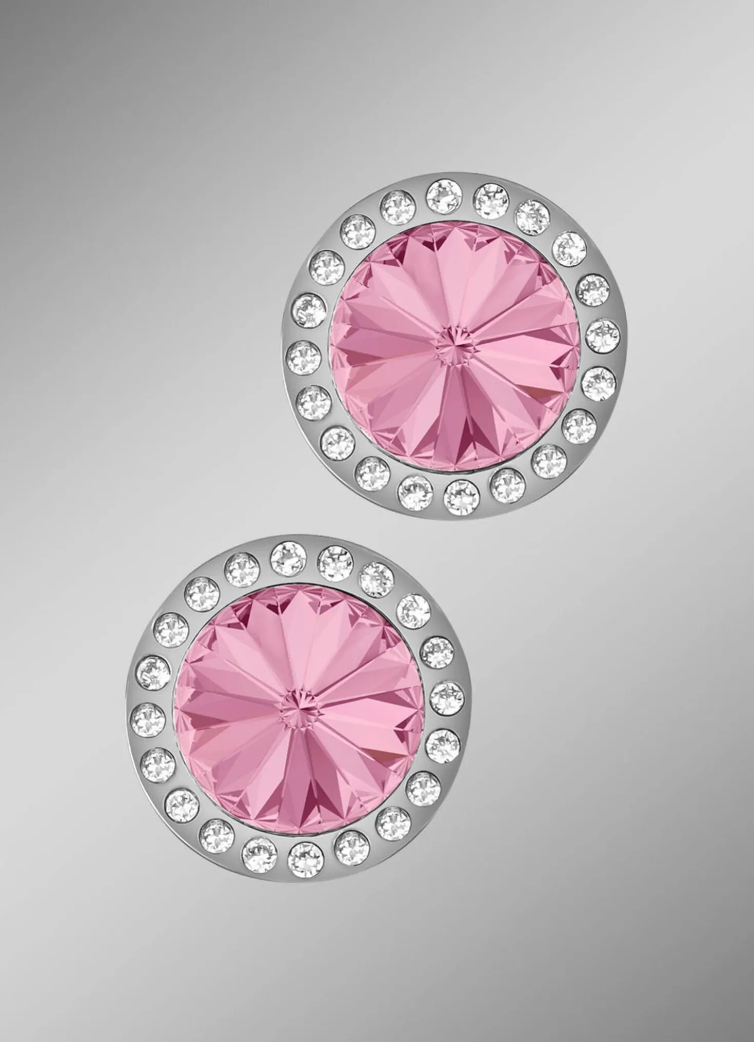 Ohrstecker mit Swarovski®-Kristallen in Pink
