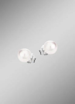 Ohrstecker mit Süßwasser-Zuchtperlen