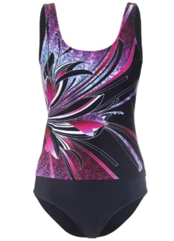 Pacific Fashion Tankini mit platziertem Druckdessin und Softschalen