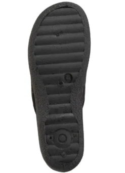 Pantoffel aus kariertem Textil