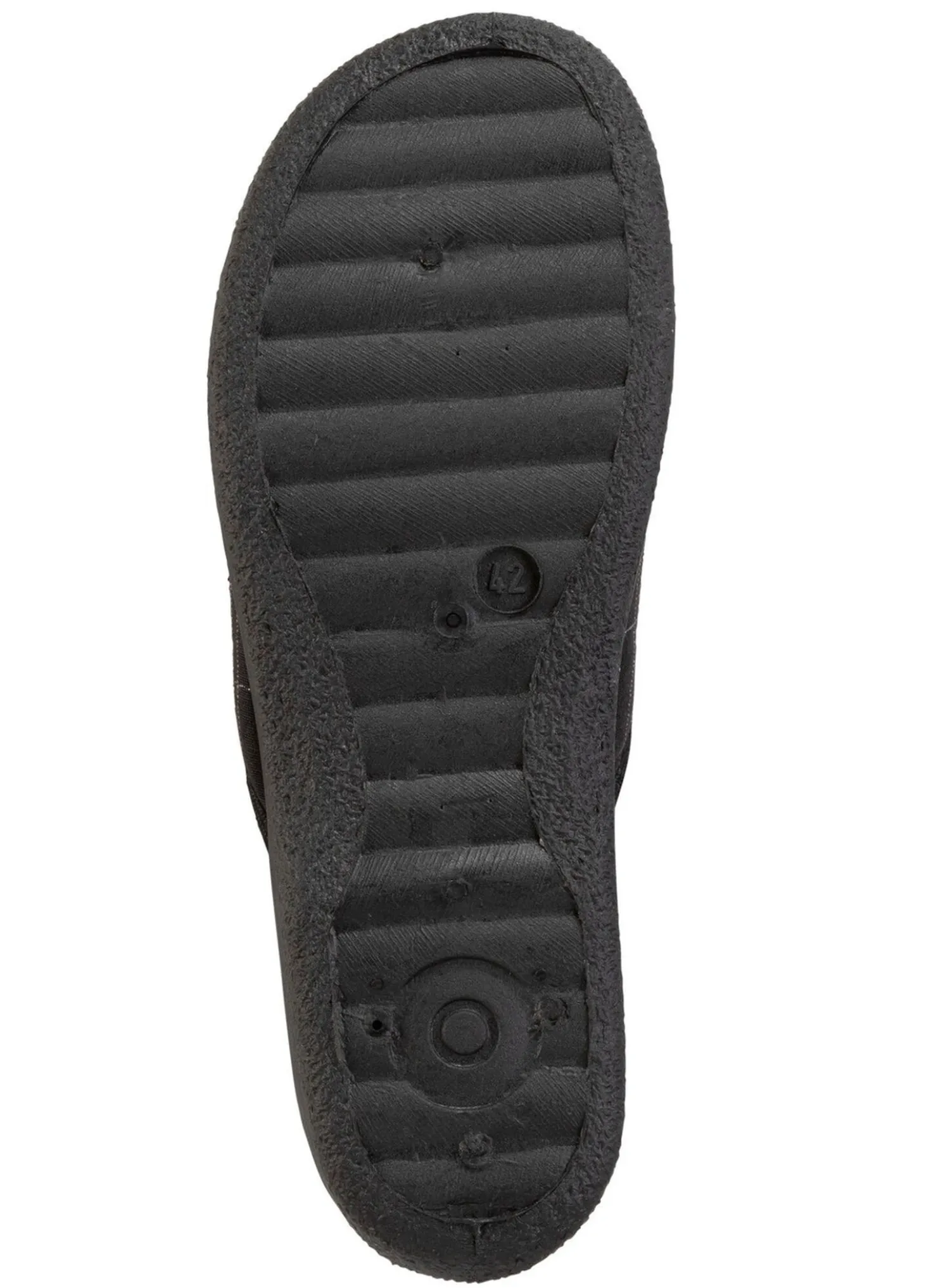 Pantoffel aus kariertem Textil