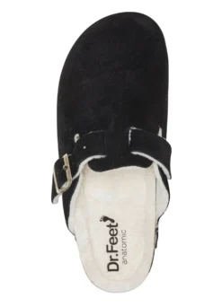 Pantoffel aus weichem Veloursleder