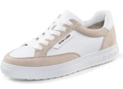 Peter Kaiser Schnür-Sneaker aus Nappa- und Veloursleder
